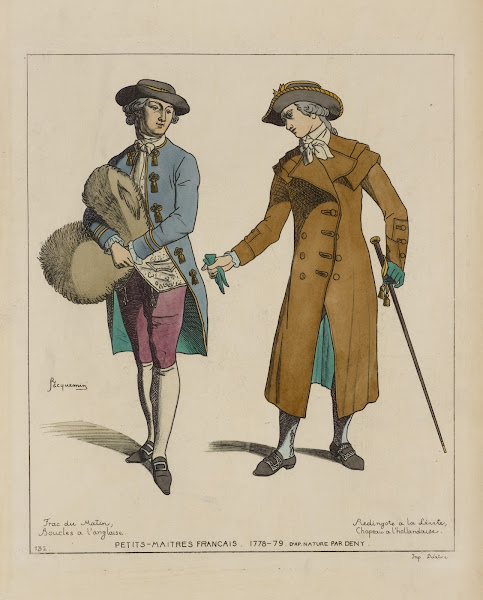 Petits maitres Francais 1778 79 Daprès nature par Deny 1869