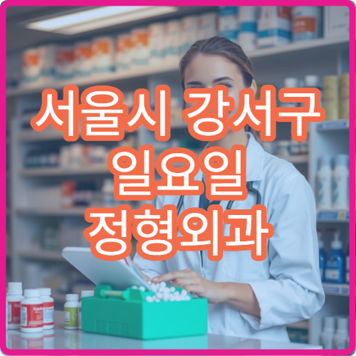 서울시 강서구 일요일 정형외과 진료 허리디스크·무릎 통증 치료 병원 정보