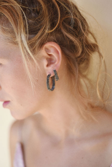 Серьги кольца