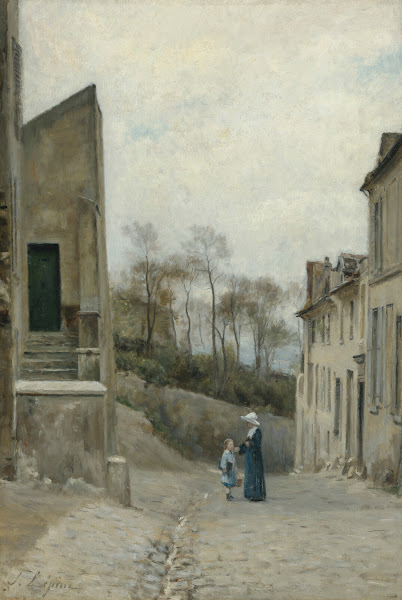 Montmartre la rue Cortot