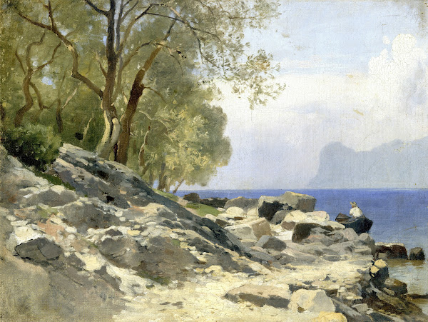 Ufer am Gardasee circa 1890