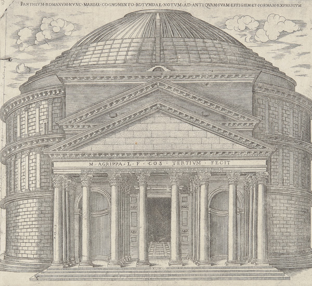 Pantheum Romanum nunc Mariae Cognomento between 1581 and 1586