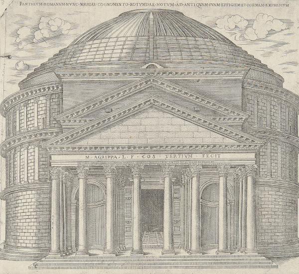 Pantheum Romanum nunc Mariae Cognomento between 1581 and 1586