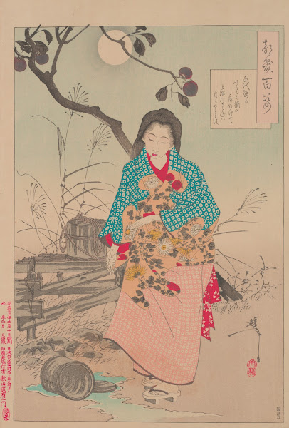 Lady Chiyo and the broken water bucket 1885 1892