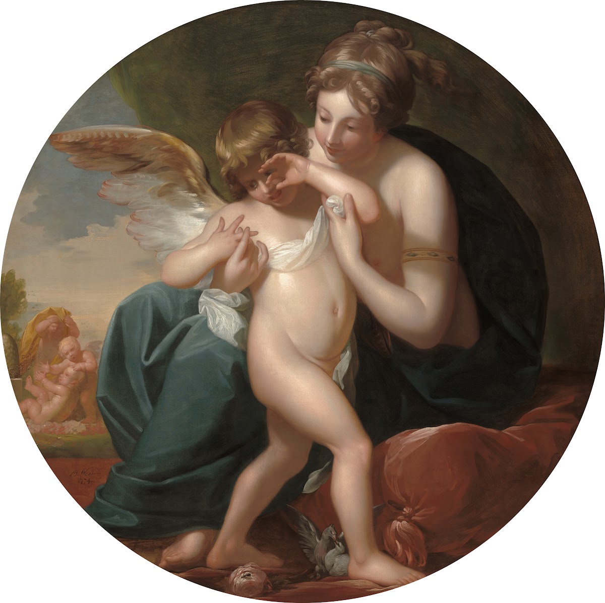 CupidStung by a Bee Is Cherished by his Mother 1774