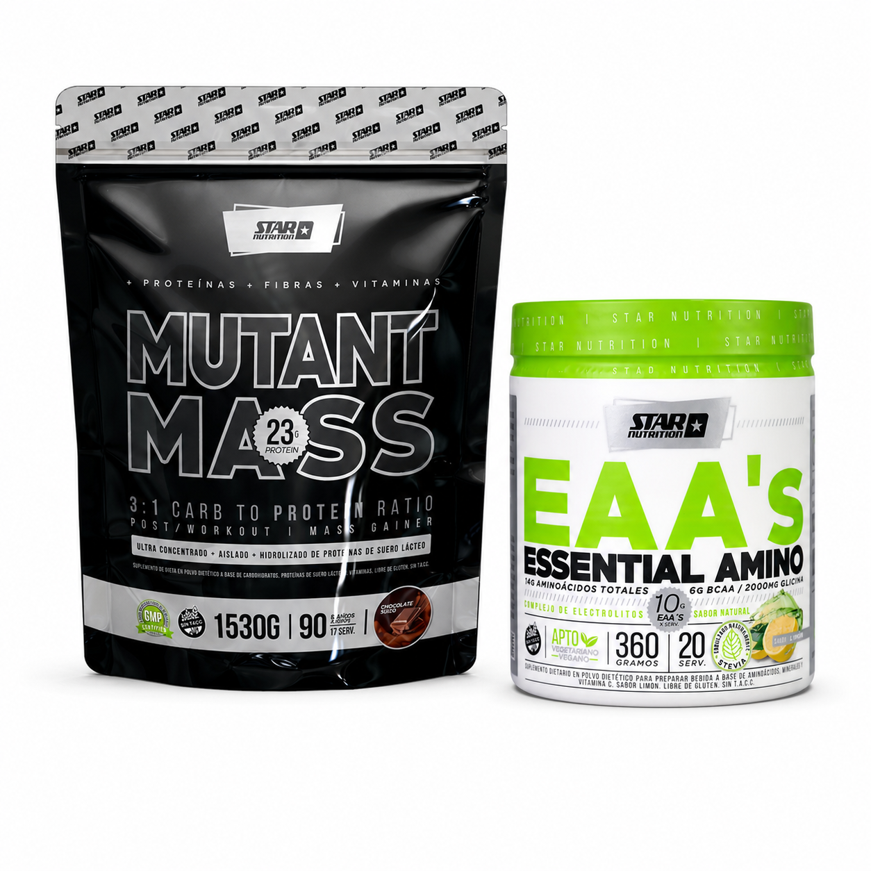 Kit Mutant Mass Chocolate + EAA 360 g