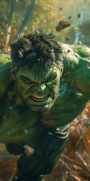 Hulk, Marvel Comics, Superhero, Green Monster iPhone Wallpaper Background