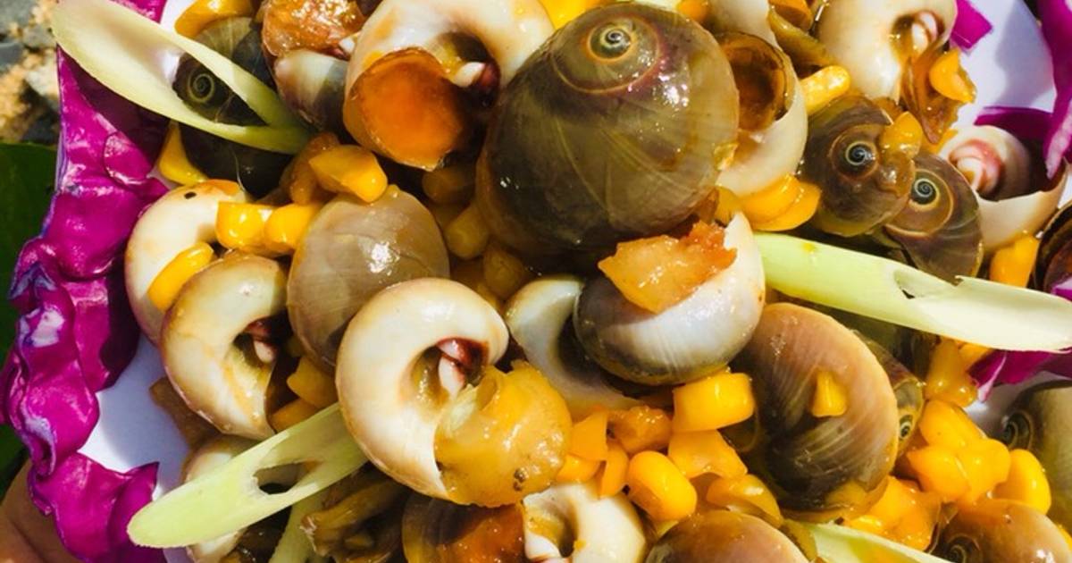 Ốc mỡ xào bơ tỏi