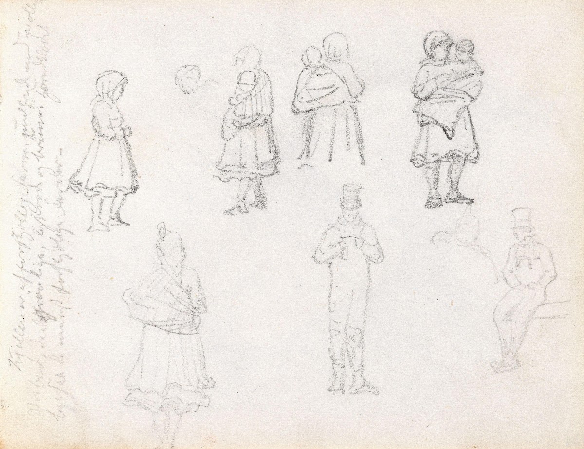 Figurstudier 1848