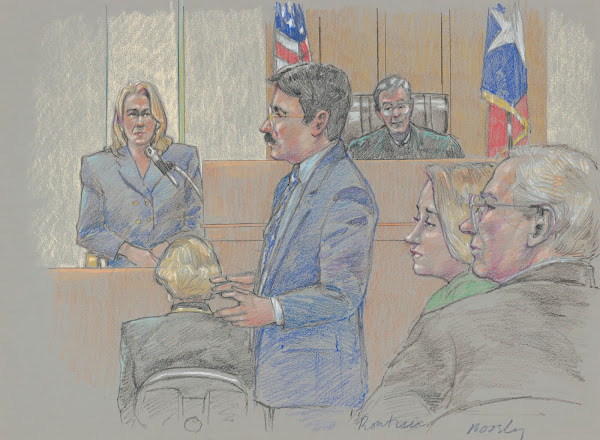 Darlie Lynn Routier lawyer judge and others during her trial for murder of her s