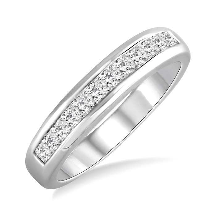 Channel Set Diamond Wedding Band 35233DHFRWG
