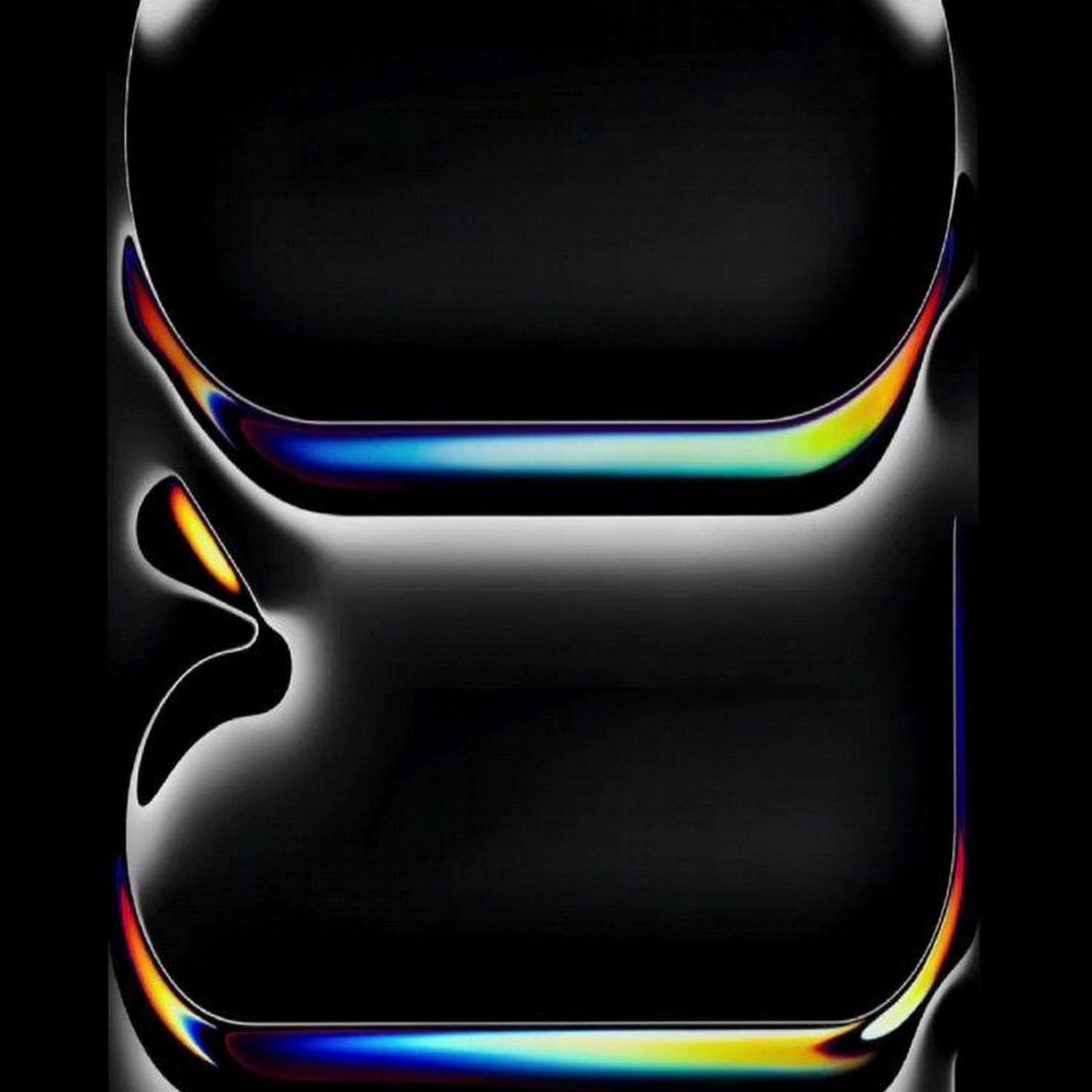 Download Abstract Chromatic Glass Ribbons iPhone