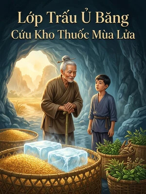 Bìa truyện Lớp Trấu Ủ Băng Cứu Kho Thuốc Mùa Lửa