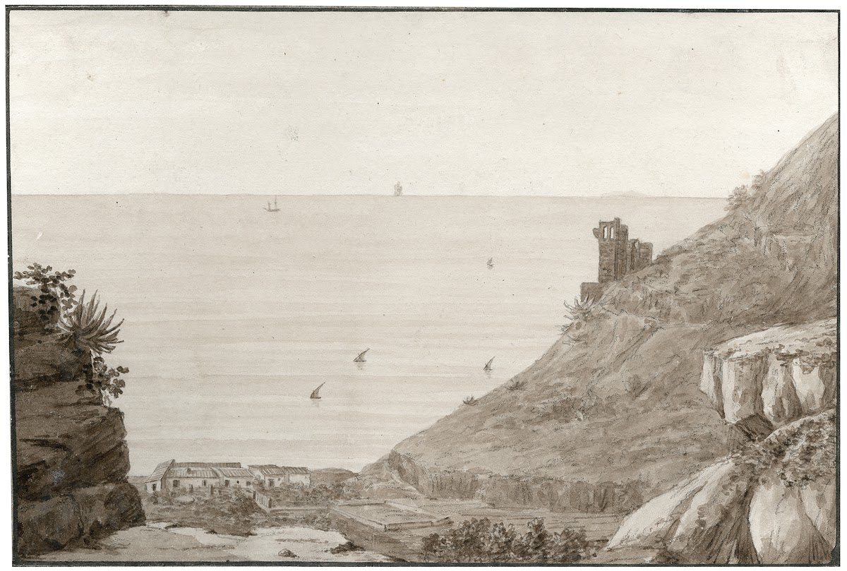 Gezicht op Barcelona vanuit de bergen