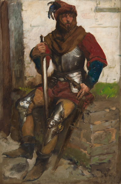 Figure Study of aKnight ca18711911