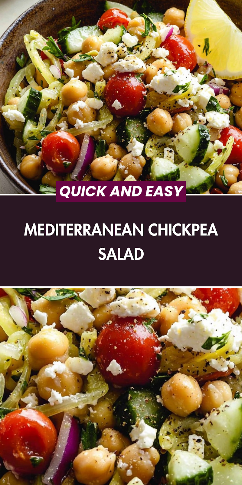 Mediterranean Chickpea Salad