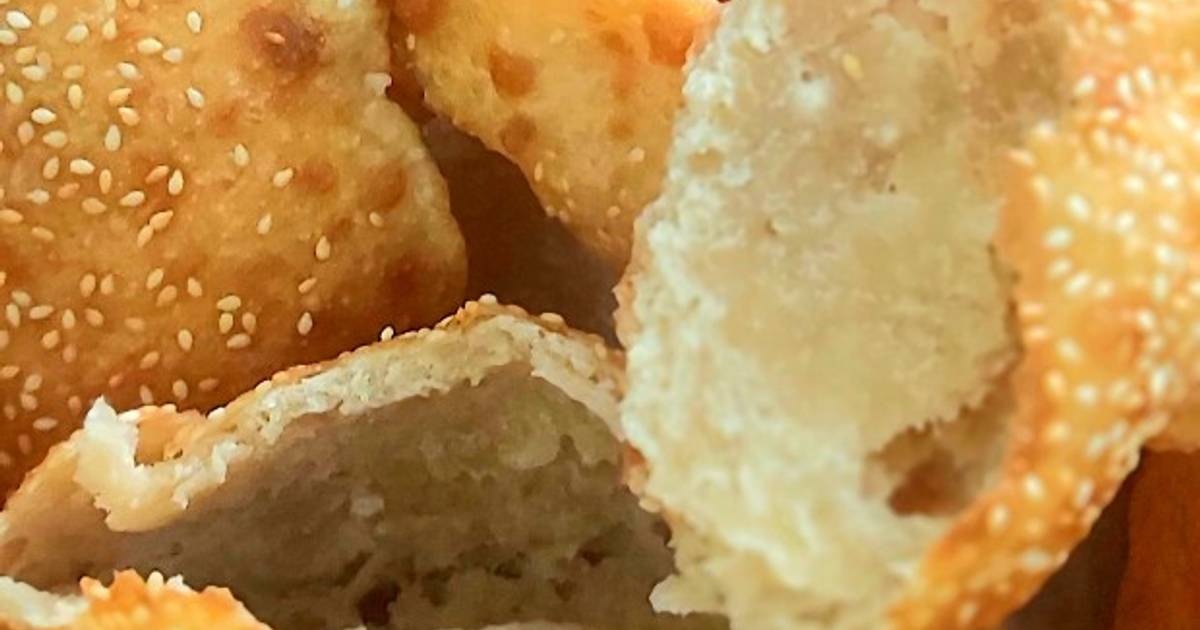 Bánh tiêu bong bóng (không nhồi, không ủ, không bột nở)