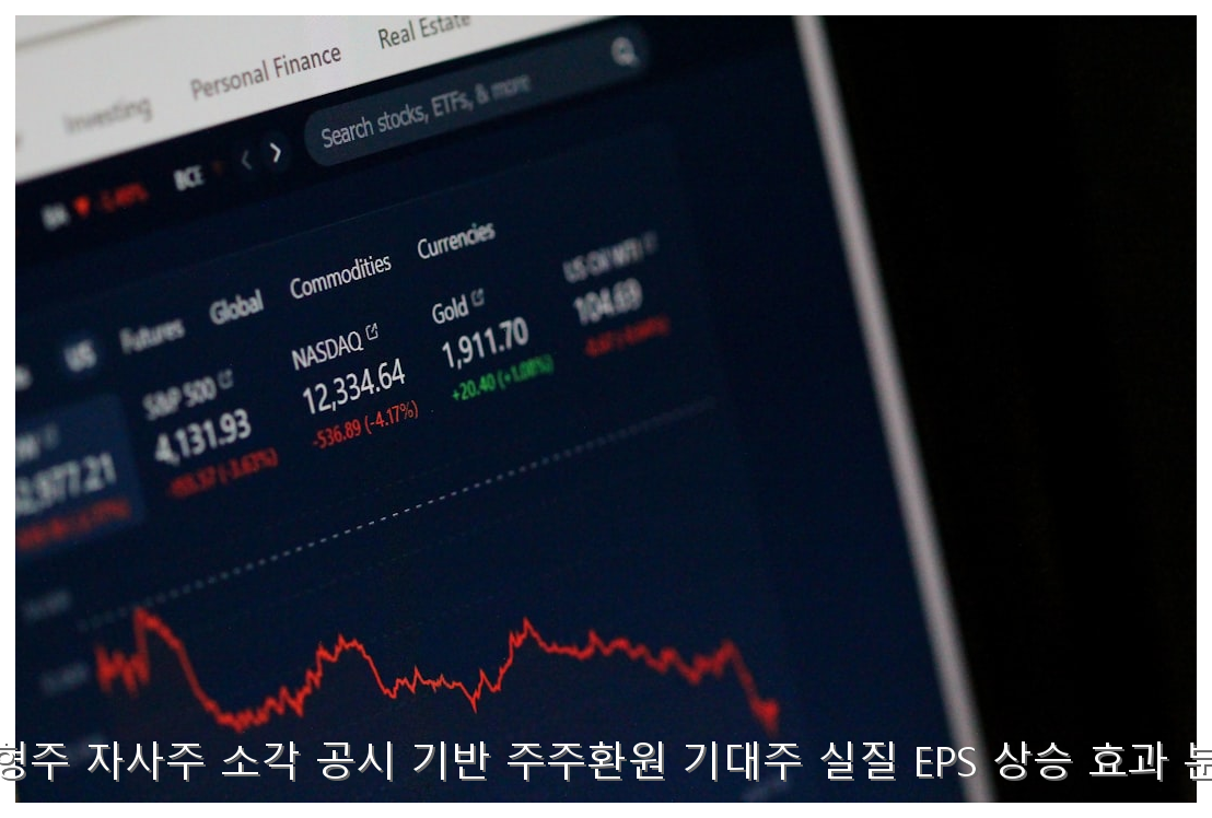대형주 자사주 소각 공시 기반 주주환원 기대주 실질 EPS 상승 효과 분석 핵심 안내 및 분석 인포그래픽 (5)