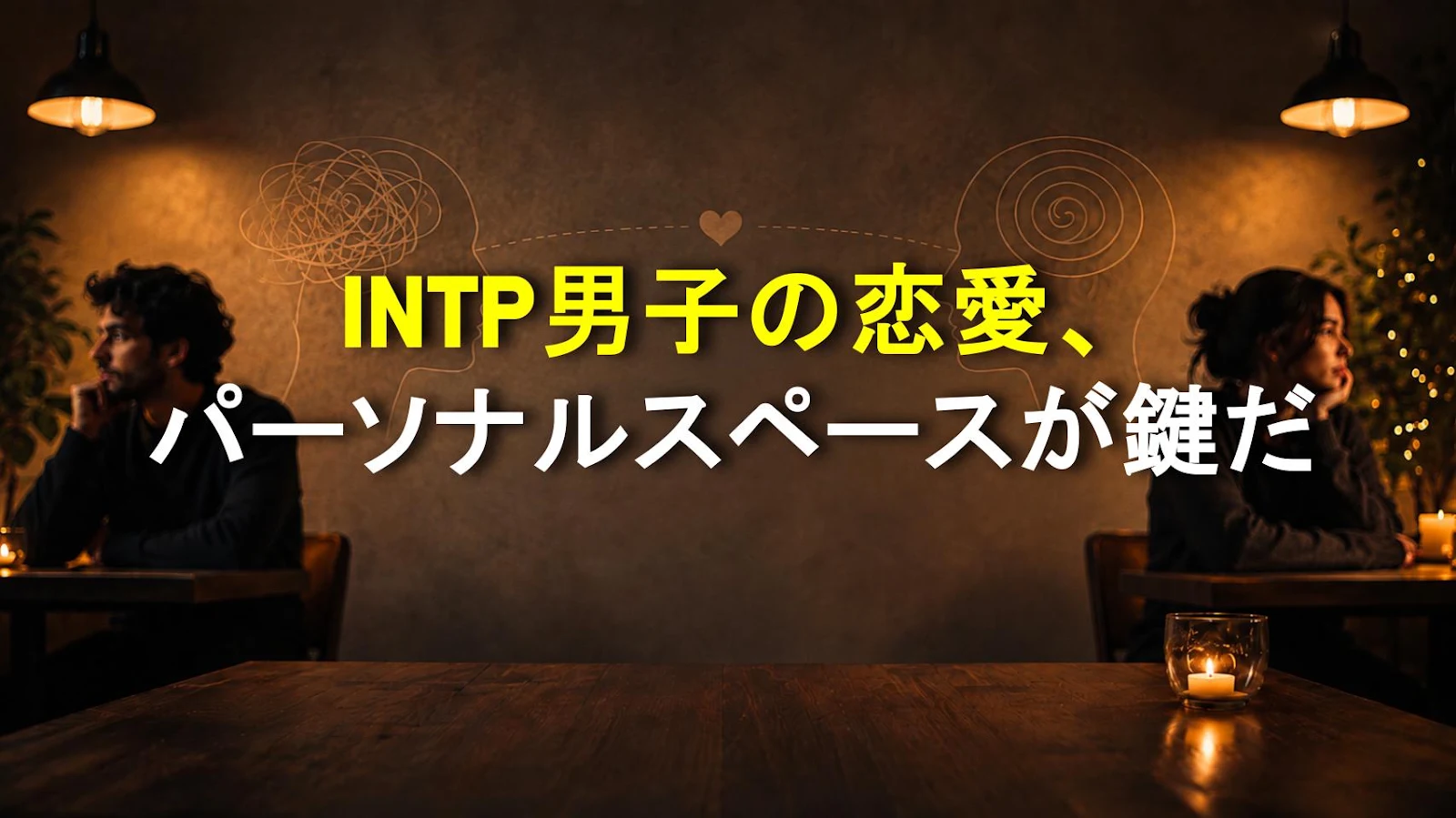 INTP男子の恋愛、パーソナルスペースが鍵だ