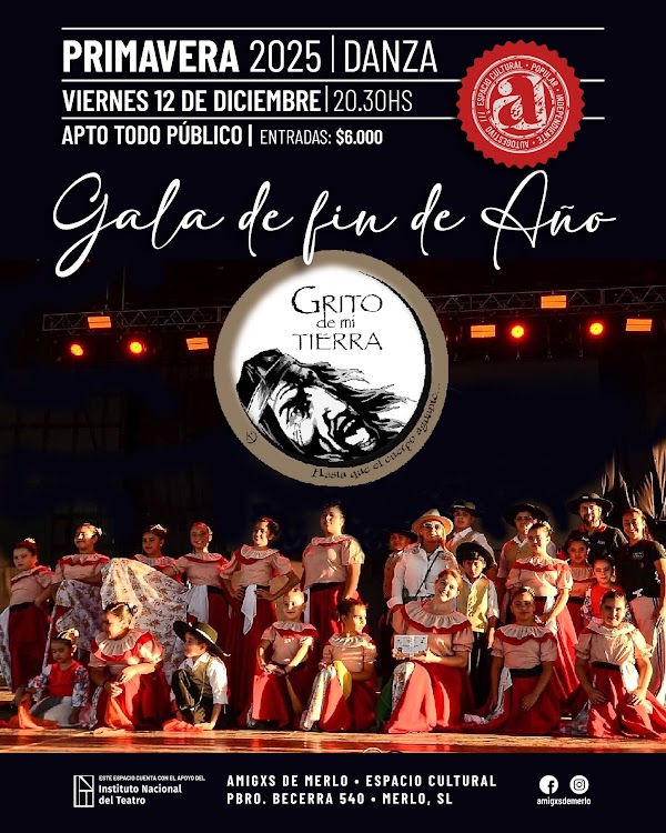 🌟 GALA DE FIN DE AÑO DEL BALLET GRITO DE MI TIERRA 🌟