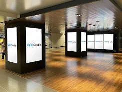東京メトロ　MCV(単駅ジャック)　銀座駅　日比谷線コンコース