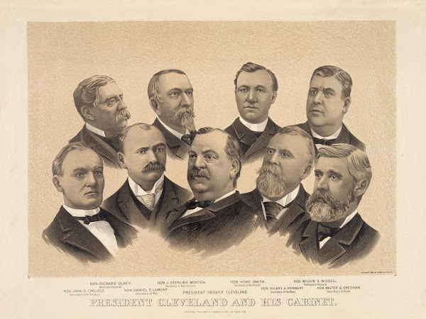 President Cleveland and his cabinet 1893