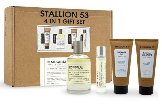 ESTUCHE LE LABO STALLION 53 4 EN I HOMBRE 4PZS 100ML EDP + 15ML EDP + LIMPIADOR FACIAL + GEL BAÑO