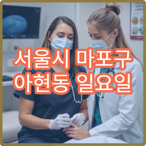 서울시 마포구 아현동 일요일 외과 종기 농양 진료