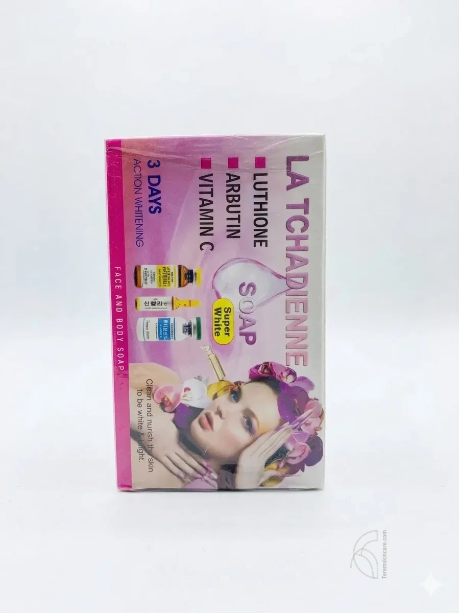 La Tchadienne Extra Whitening Soap With Luthione Glutathione And Vitamin C