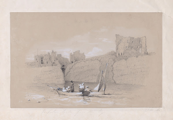 Chepstow Castle Wales from the River Wye 183060