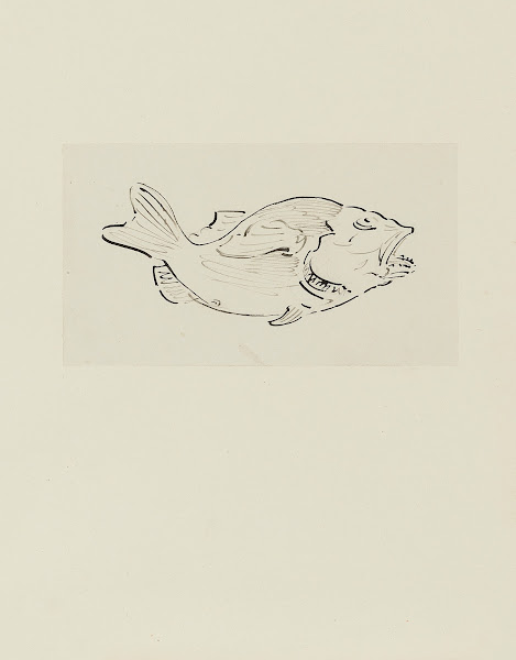 Poisson  dessin non utilisé 1920 1921