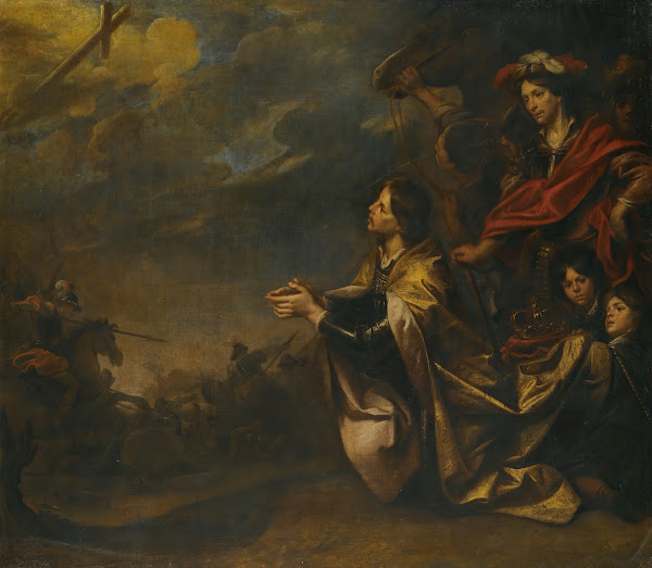 The Emperor Constantines Vision Of The Cross Before The Battle Of The Milvian Br