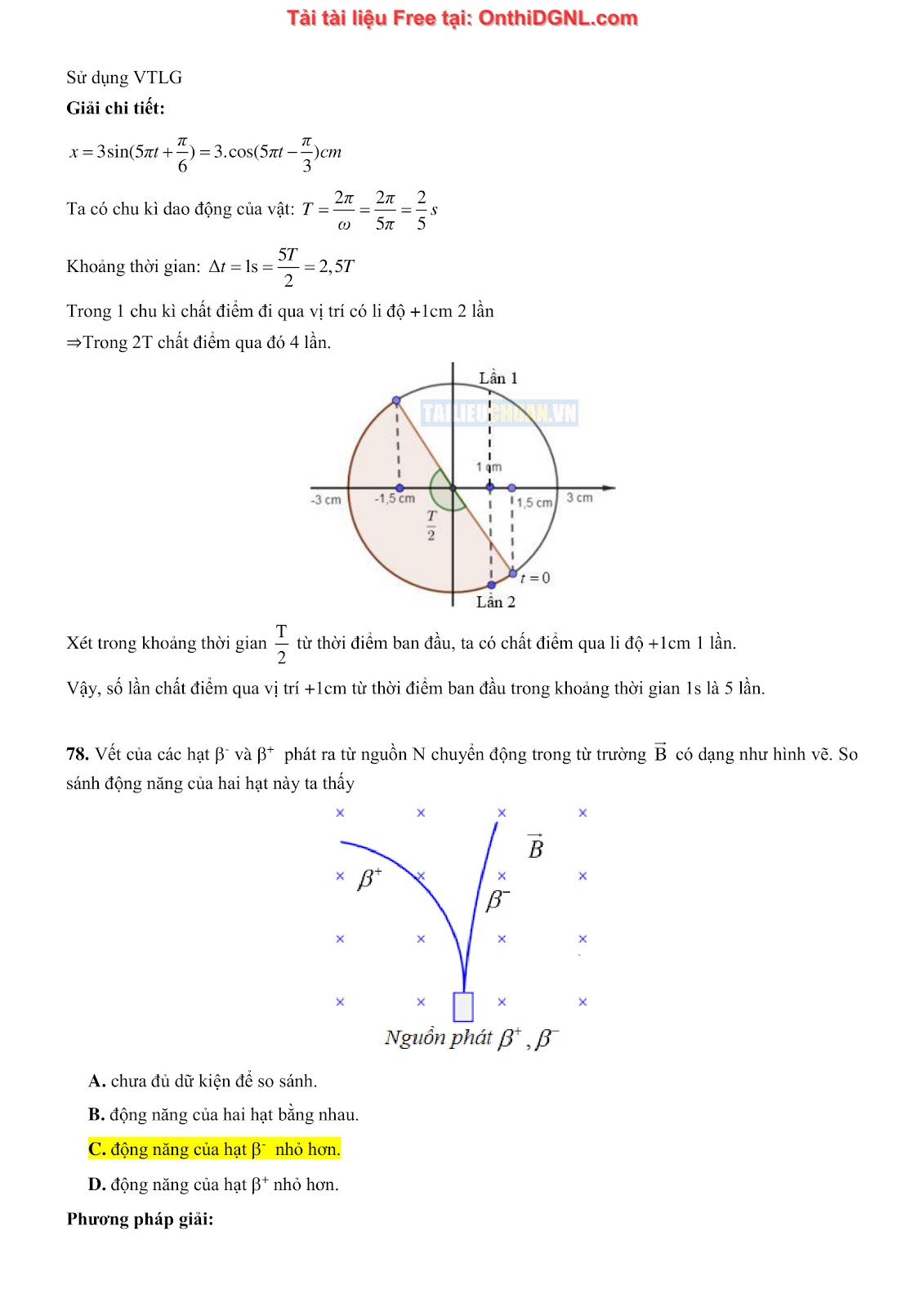 300 bài tập môn Vật Lý - Ôn thi ĐGNL ĐHQG TPHCM Phần 13