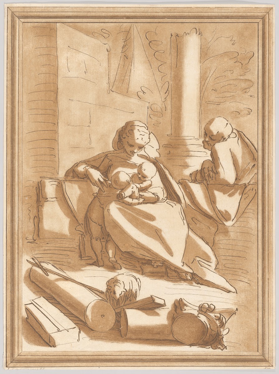 The Holy Family with the infant Saint John the Baptist 176070