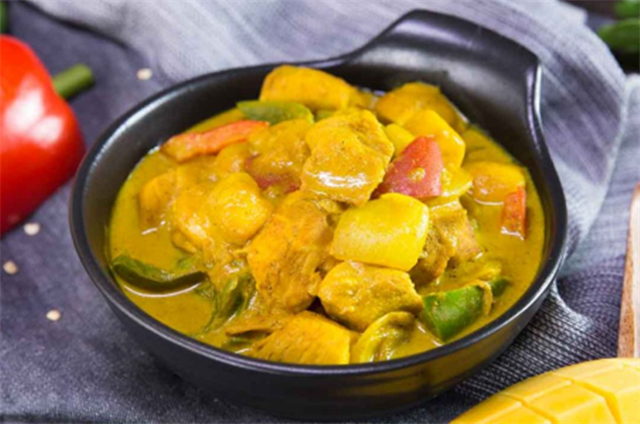 Cà Ri Gà Nấu Xoài