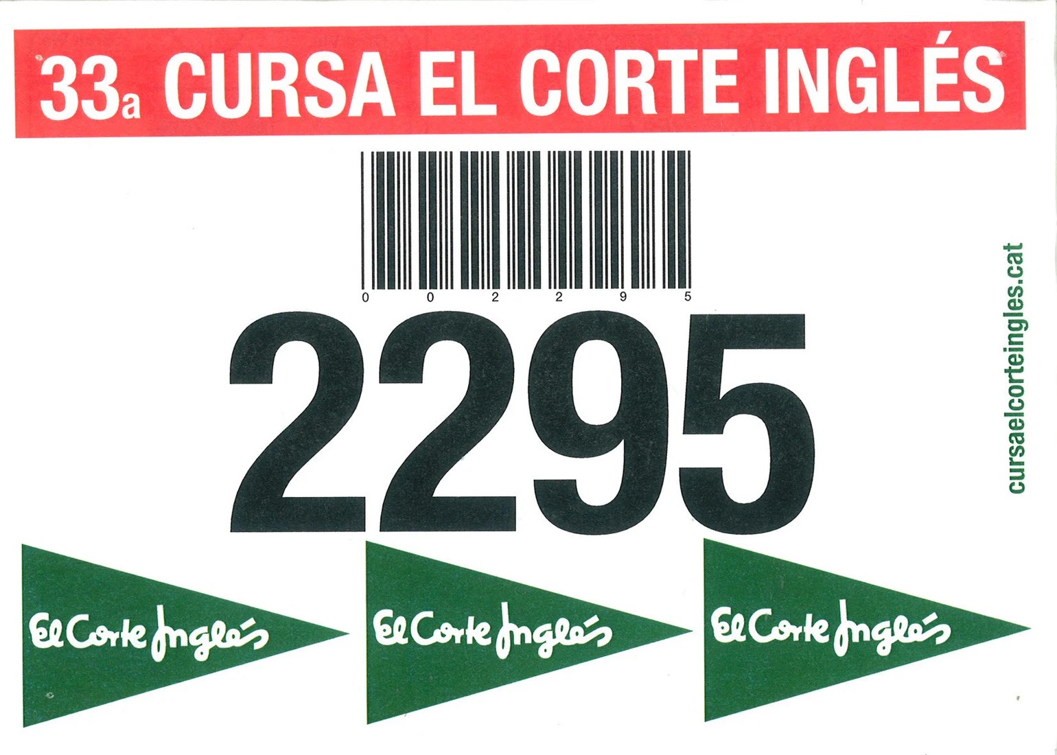 Dorsal de Cursa ECI
