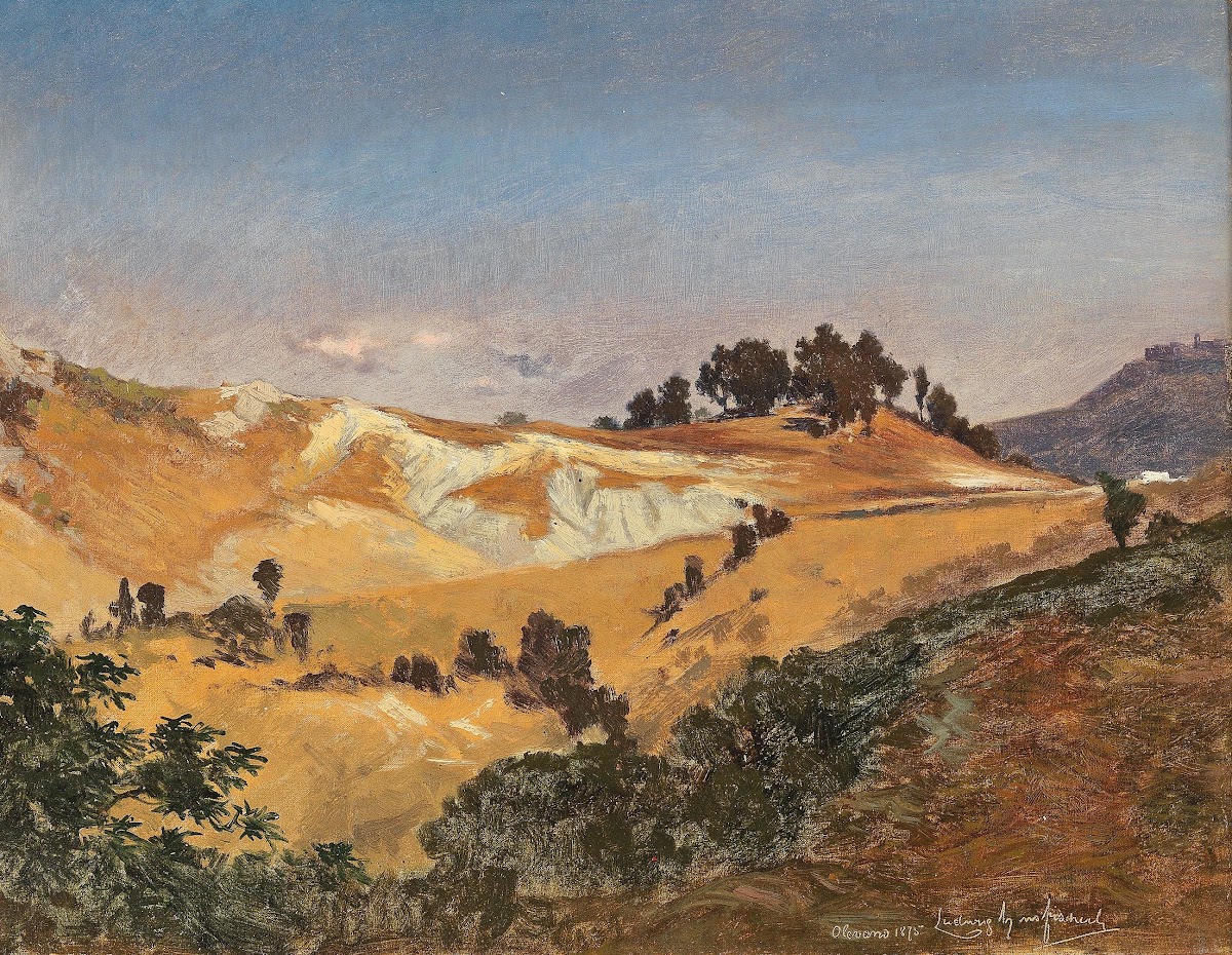 Partie bei Olevano 1875