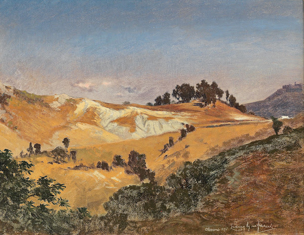 Partie bei Olevano 1875