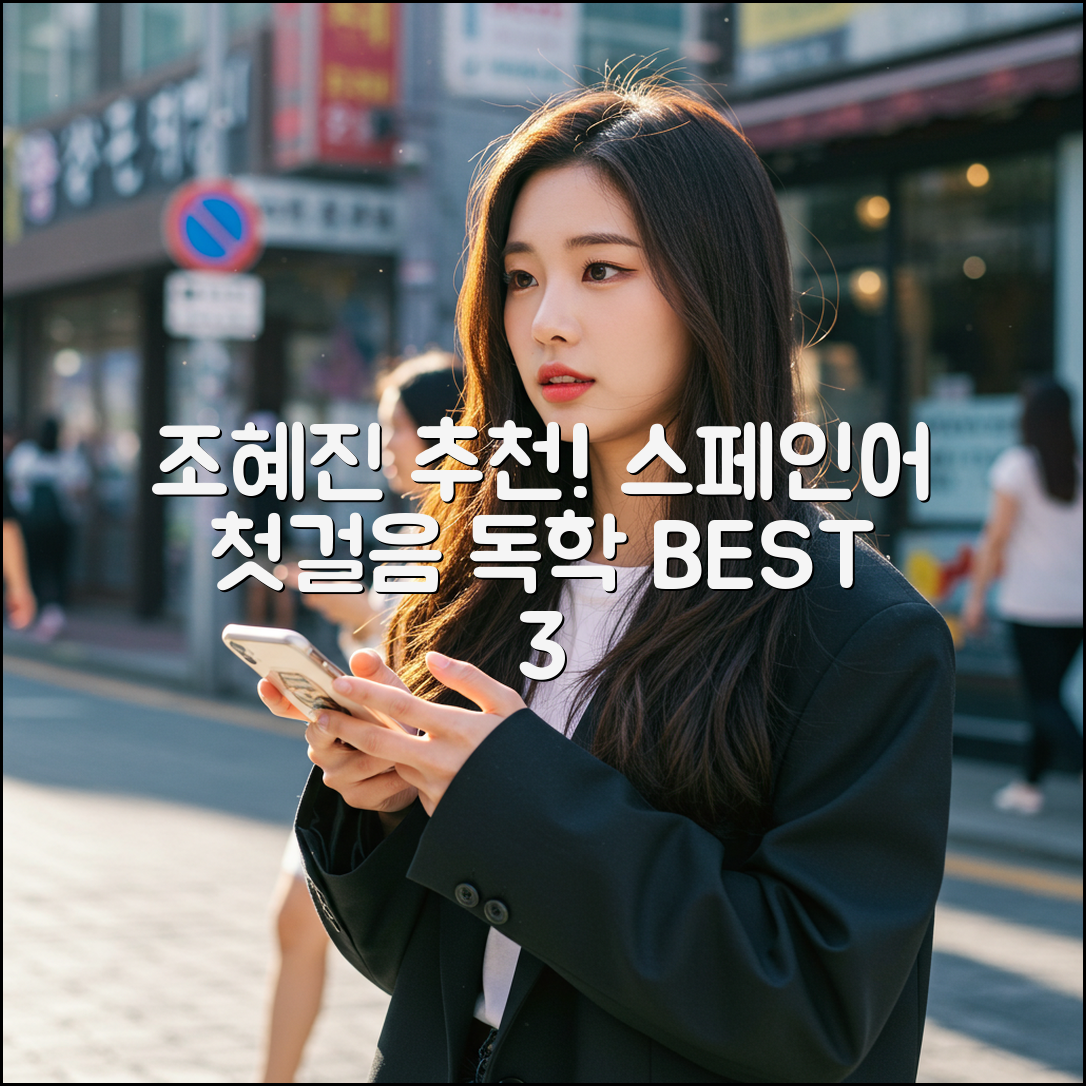 독학 스페인어 첫걸음: 조혜진 추천 도서 3가지