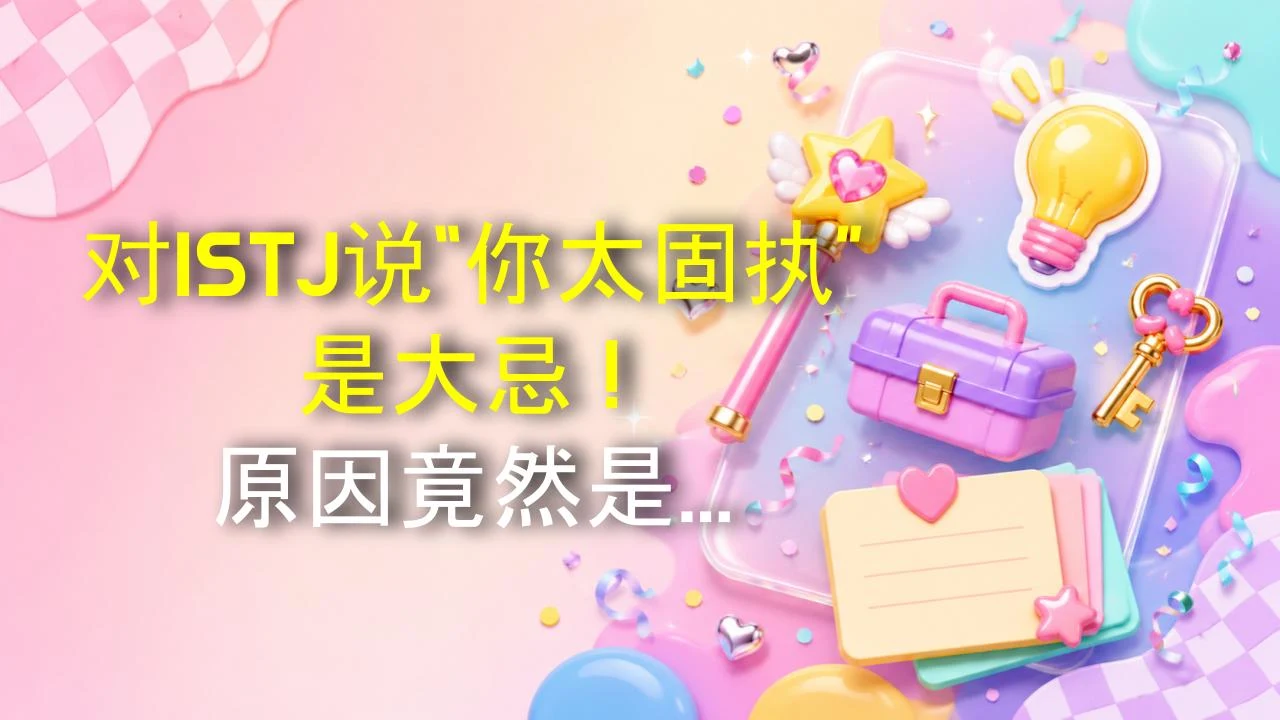 对ISTJ说“你太固执”是大忌！原因竟然是...