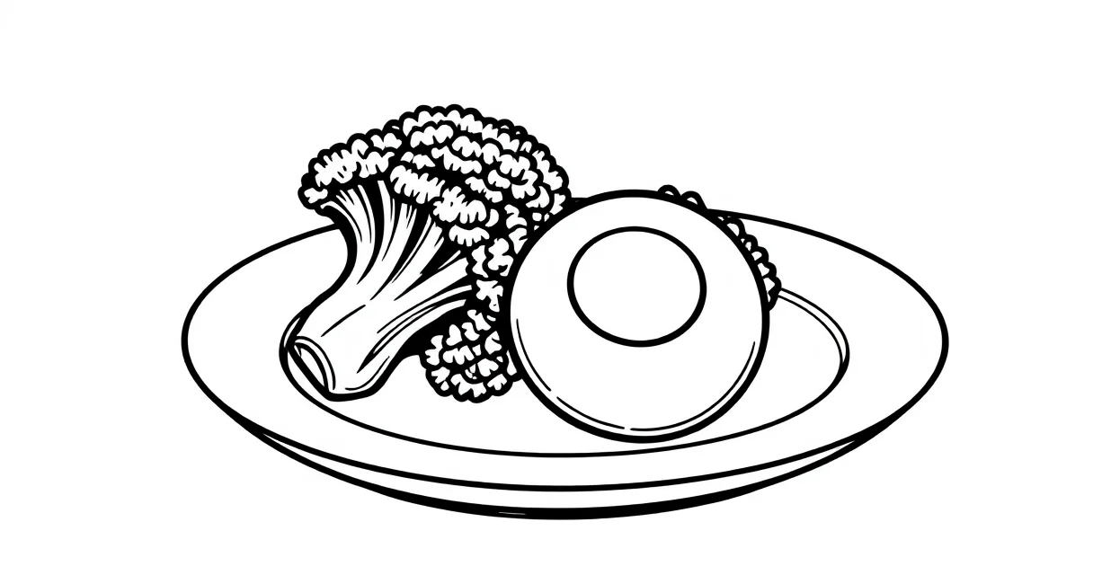 담낭용종 수술 후 식단 관리 건강한 채소와 달걀 이미지