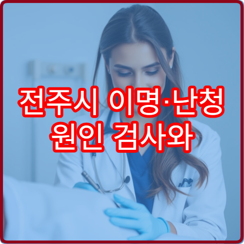 전주시 이명·난청 원인 검사와 치료 가능한 이비인후과