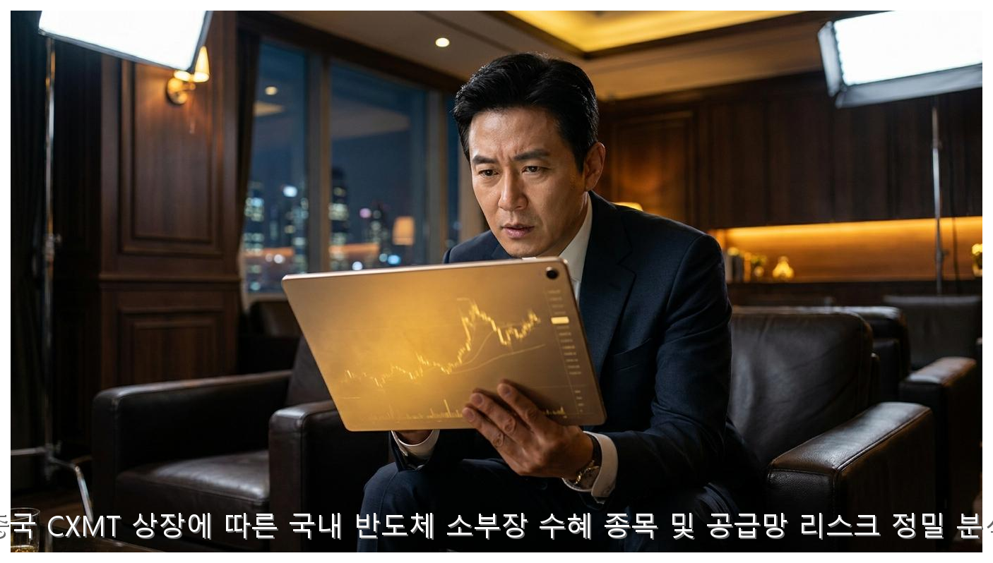 중국 CXMT 상장에 따른 국내 반도체 소부장 수혜 종목 및 공급망 리스크 정밀 분석 핵심 안내 및 분석 인포그래픽 (2)