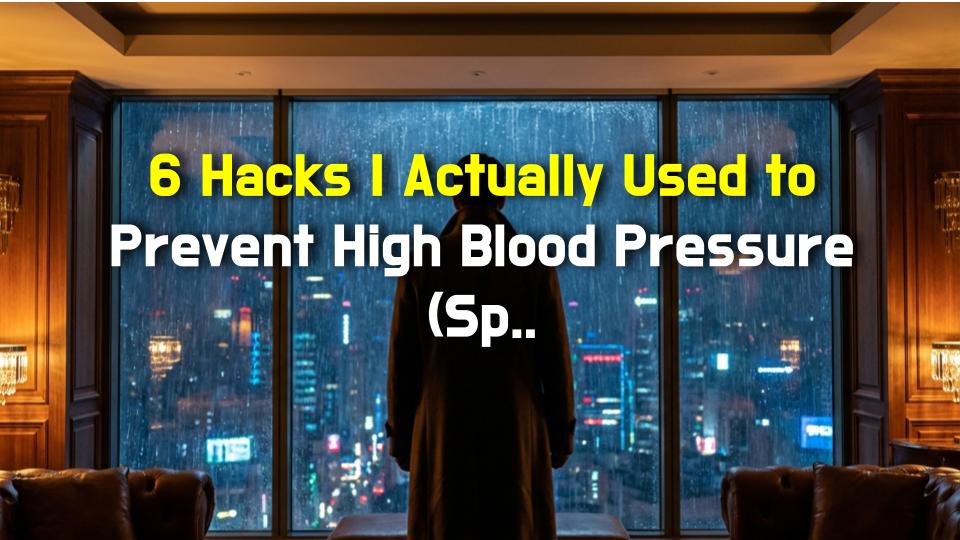6 Hacks I Actually Used to Prevent High Blood Pressure (Spoiler: They Work!)