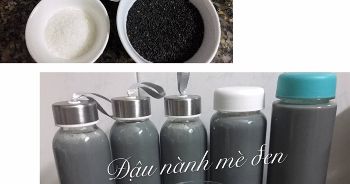 Sữa đậu nành mè đen !