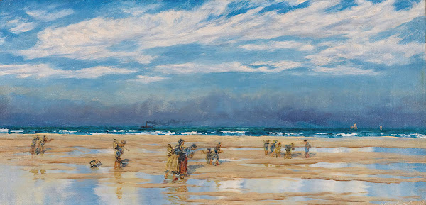 Cockle Fishers At Gravelines 1896