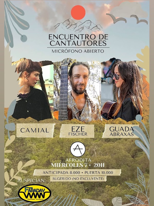 🧡 6° ENCUENTRO DE CANTAUTORXS Y MICRÓFONO ABIERTO 🧡