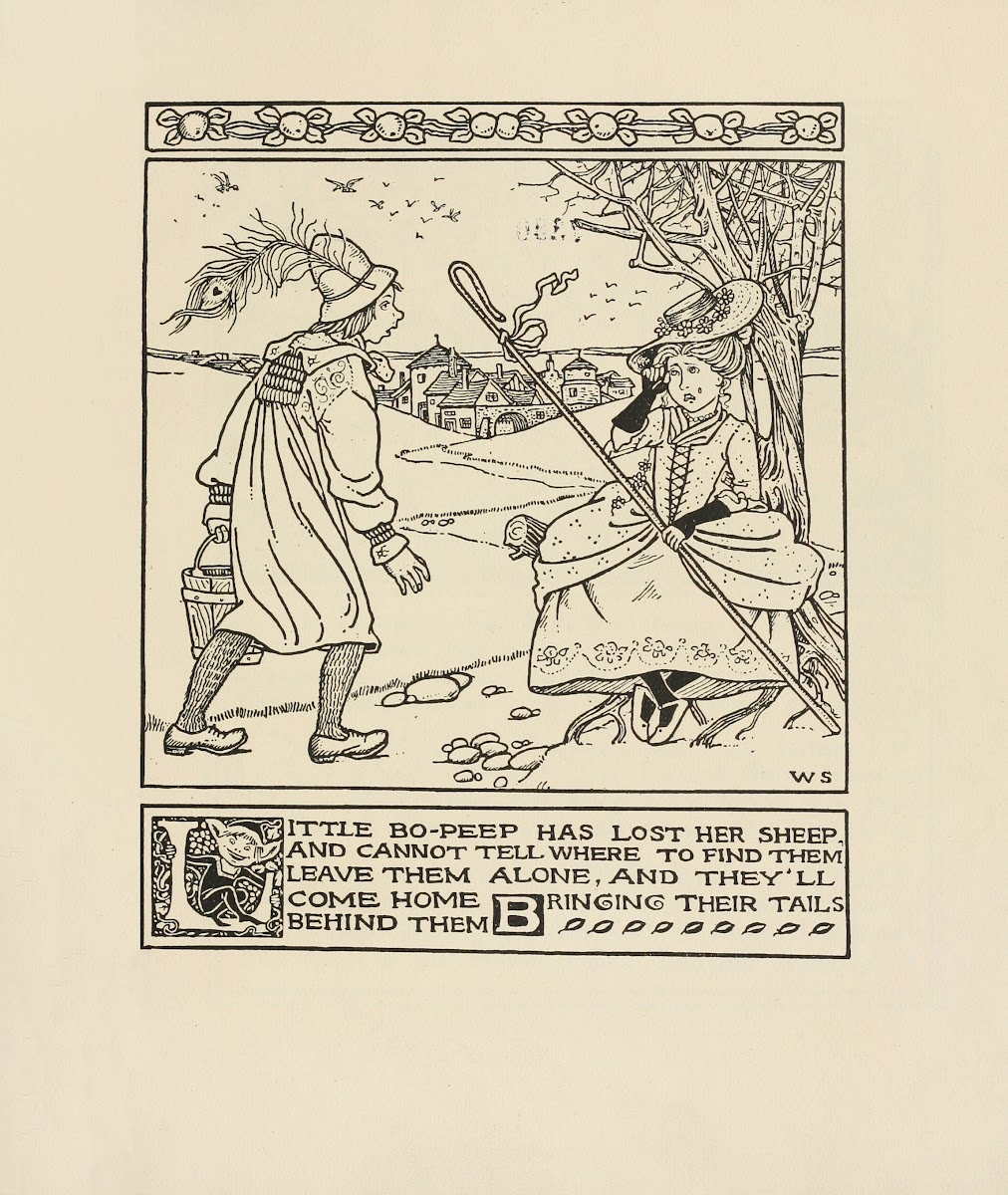 Little Bo Peep has lost her sheep 1895