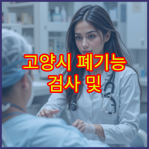 고양시 폐기능 검사 및 호흡기 질환 평가 가능한 내과 병원 안내