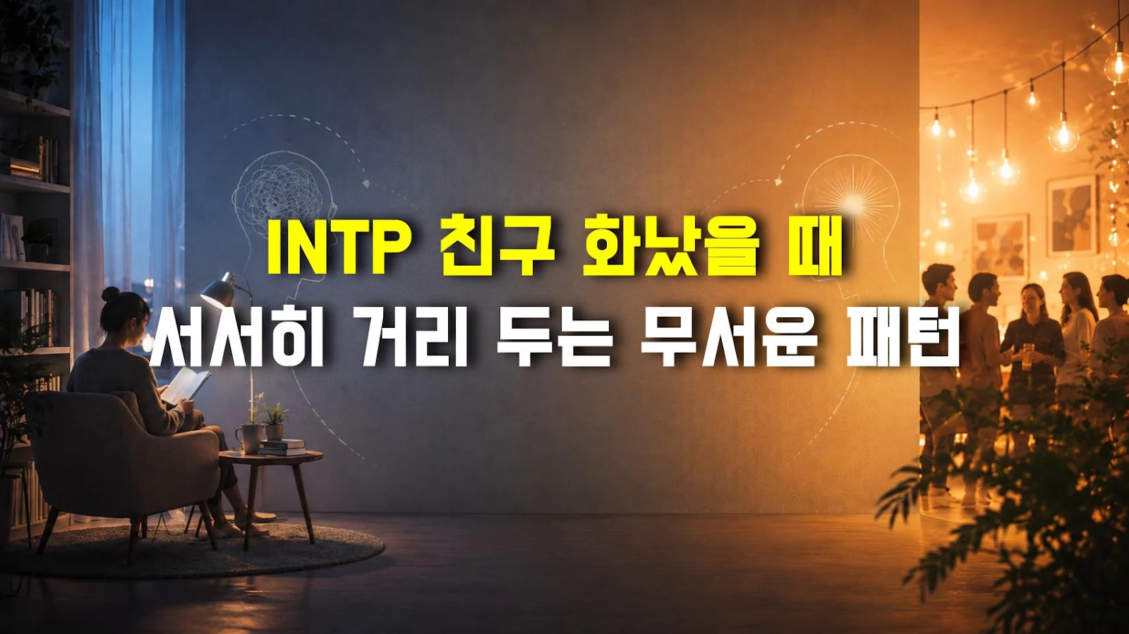 INTP 친구 화났을 때 서서히 거리 두는 무서운 패턴